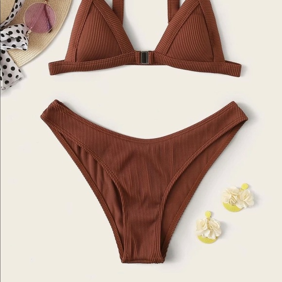 NWT Ribbed Bikini Set - Picture 2 of 5